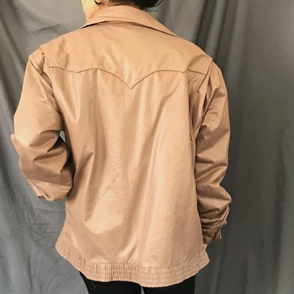 Vintage 1970s H bar C ranchwear jacket beige Med - Picture 4 of 12